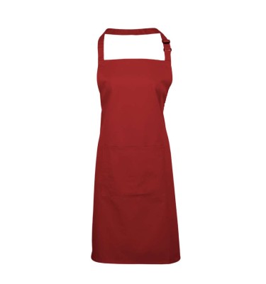 'COLOURS COLLECTION’ BIB APRON WITH POCKET