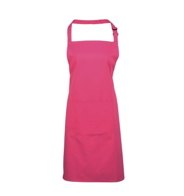 'COLOURS COLLECTION’ BIB APRON WITH POCKET