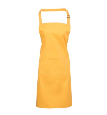 'COLOURS COLLECTION’ BIB APRON WITH POCKET