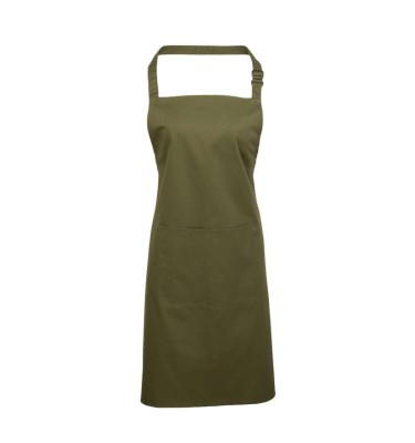 'COLOURS COLLECTION’ BIB APRON WITH POCKET