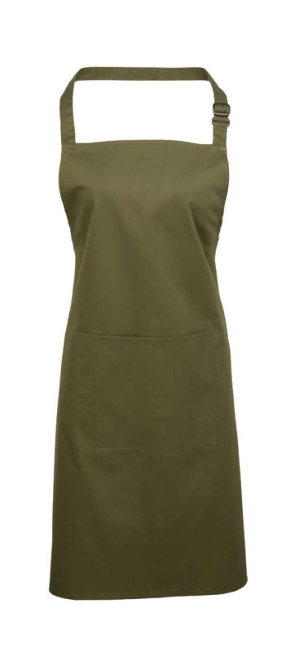 'COLOURS COLLECTION’ BIB APRON WITH POCKET