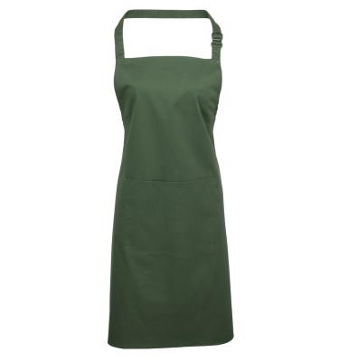 'COLOURS COLLECTION’ BIB APRON WITH POCKET