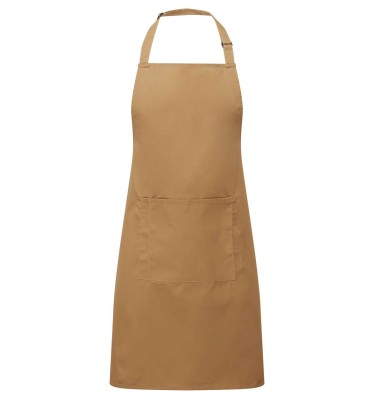 'COLOURS COLLECTION’ BIB APRON WITH POCKET