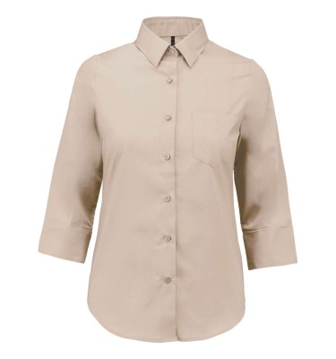 LADIES' 3/4 SLEEVED SHIRT
