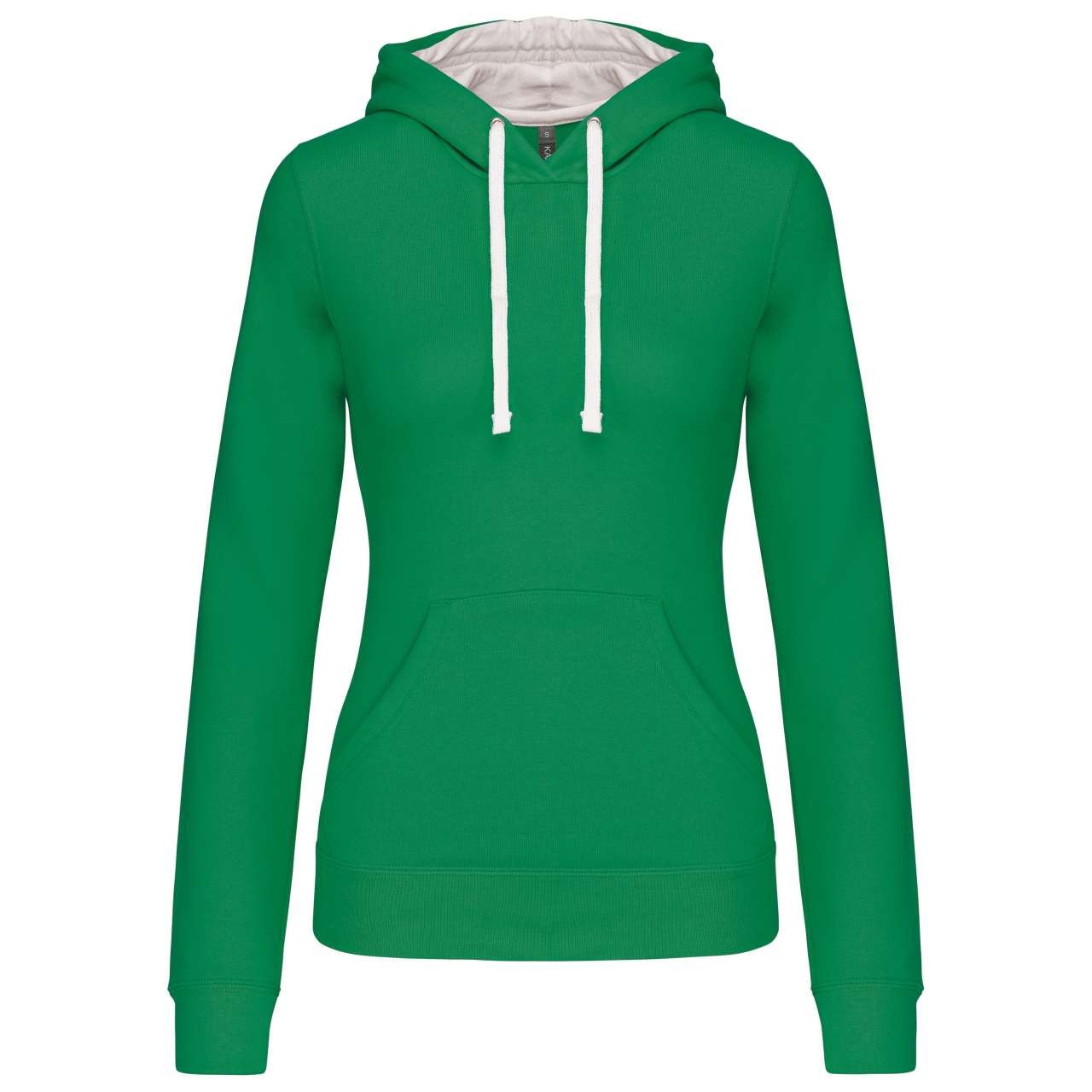 LADIES’ CONTRAST HOODED SWEATSHIRT