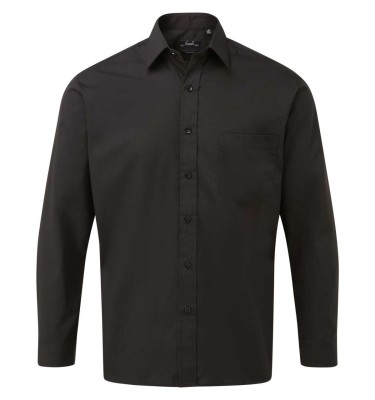 MEN'S LONG SLEEVE POPLIN SHIRT