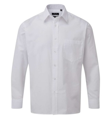 MEN'S LONG SLEEVE POPLIN SHIRT