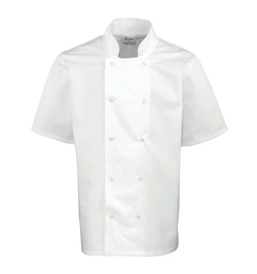 CHEF'S SHORT SLEEVE STUD JACKET