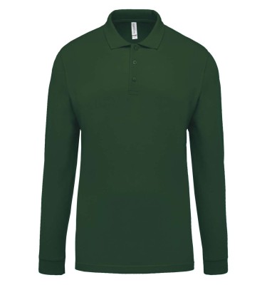 MEN'S LONG-SLEEVED PIQUÉ POLO SHIRT