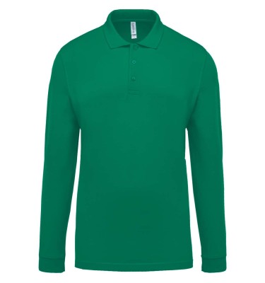 MEN'S LONG-SLEEVED PIQUÉ POLO SHIRT