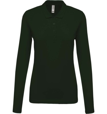 LADIES’ LONG-SLEEVED PIQUÉ POLO SHIRT