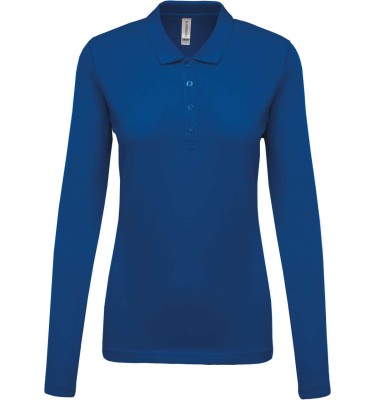 LADIES’ LONG-SLEEVED PIQUÉ POLO SHIRT