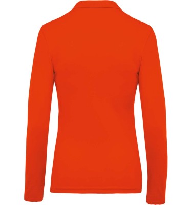 LADIES’ LONG-SLEEVED PIQUÉ POLO SHIRT