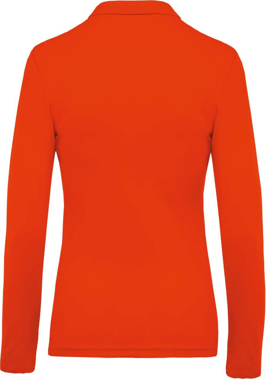 LADIES’ LONG-SLEEVED PIQUÉ POLO SHIRT