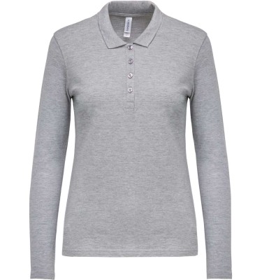 LADIES’ LONG-SLEEVED PIQUÉ POLO SHIRT
