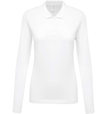 LADIES’ LONG-SLEEVED PIQUÉ POLO SHIRT