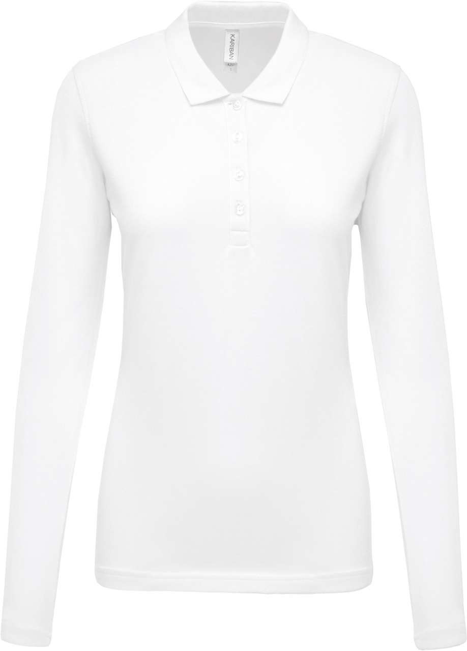 LADIES’ LONG-SLEEVED PIQUÉ POLO SHIRT