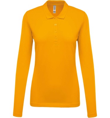 LADIES’ LONG-SLEEVED PIQUÉ POLO SHIRT