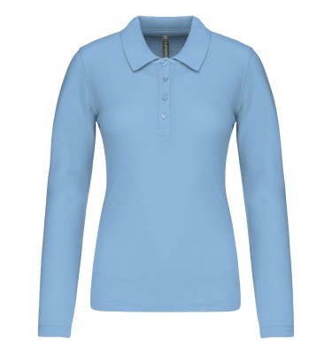 LADIES’ LONG-SLEEVED PIQUÉ POLO SHIRT