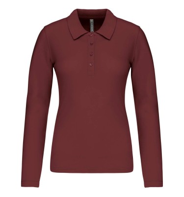 LADIES’ LONG-SLEEVED PIQUÉ POLO SHIRT