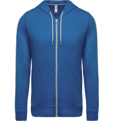 LIGHTWEIGHT COTTON HOODED SWEATSHIRT