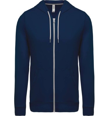 LIGHTWEIGHT COTTON HOODED SWEATSHIRT
