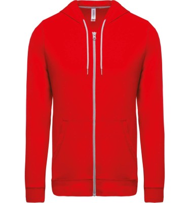LIGHTWEIGHT COTTON HOODED SWEATSHIRT
