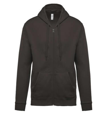 FULL ZIP HOODED SWEATSHIRT