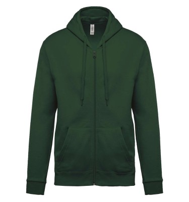 FULL ZIP HOODED SWEATSHIRT