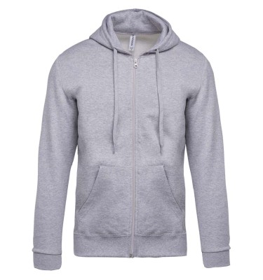 FULL ZIP HOODED SWEATSHIRT