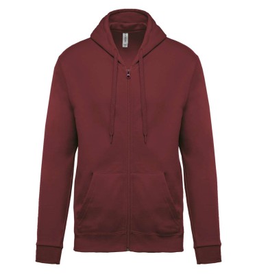 FULL ZIP HOODED SWEATSHIRT