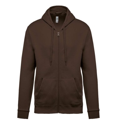 FULL ZIP HOODED SWEATSHIRT