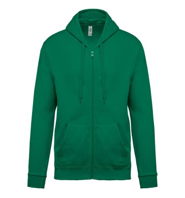 FULL ZIP HOODED SWEATSHIRT