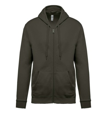 FULL ZIP HOODED SWEATSHIRT
