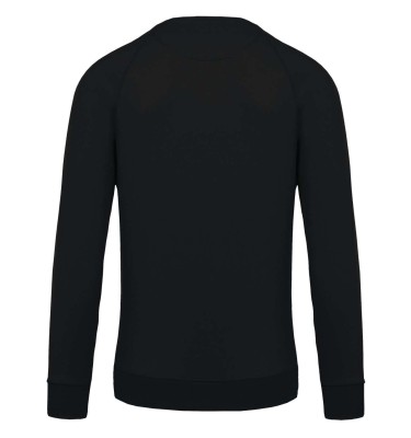 MEN'S ORGANIC COTTON CREW NECK RAGLAN SLEEVE SWEATSHIRT