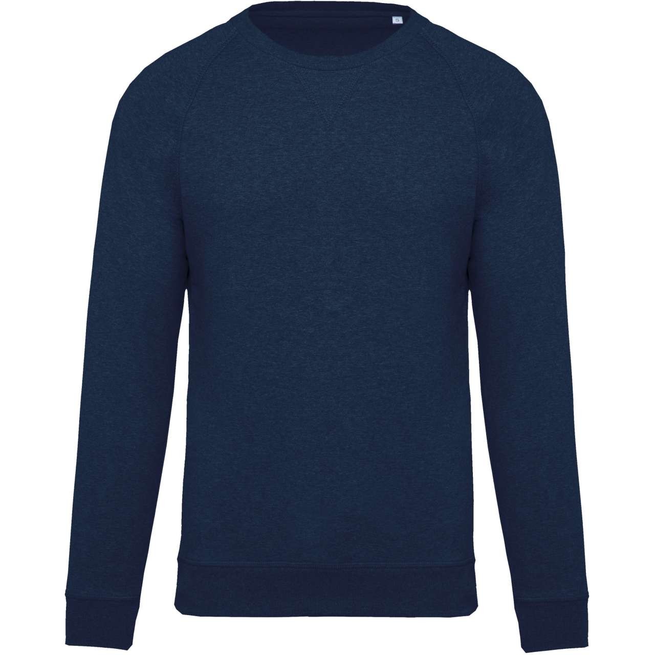 MEN'S ORGANIC COTTON CREW NECK RAGLAN SLEEVE SWEATSHIRT