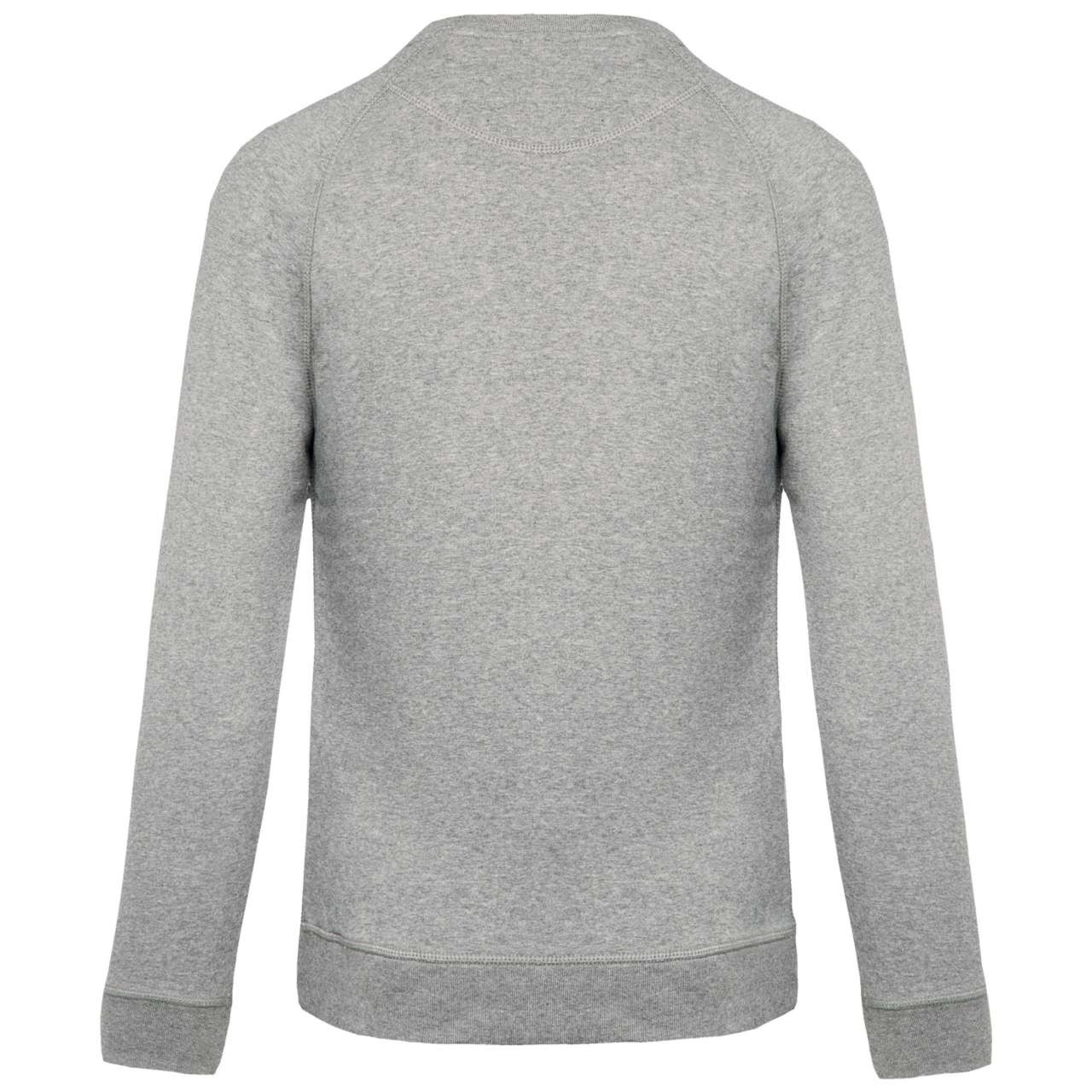 MEN'S ORGANIC COTTON CREW NECK RAGLAN SLEEVE SWEATSHIRT