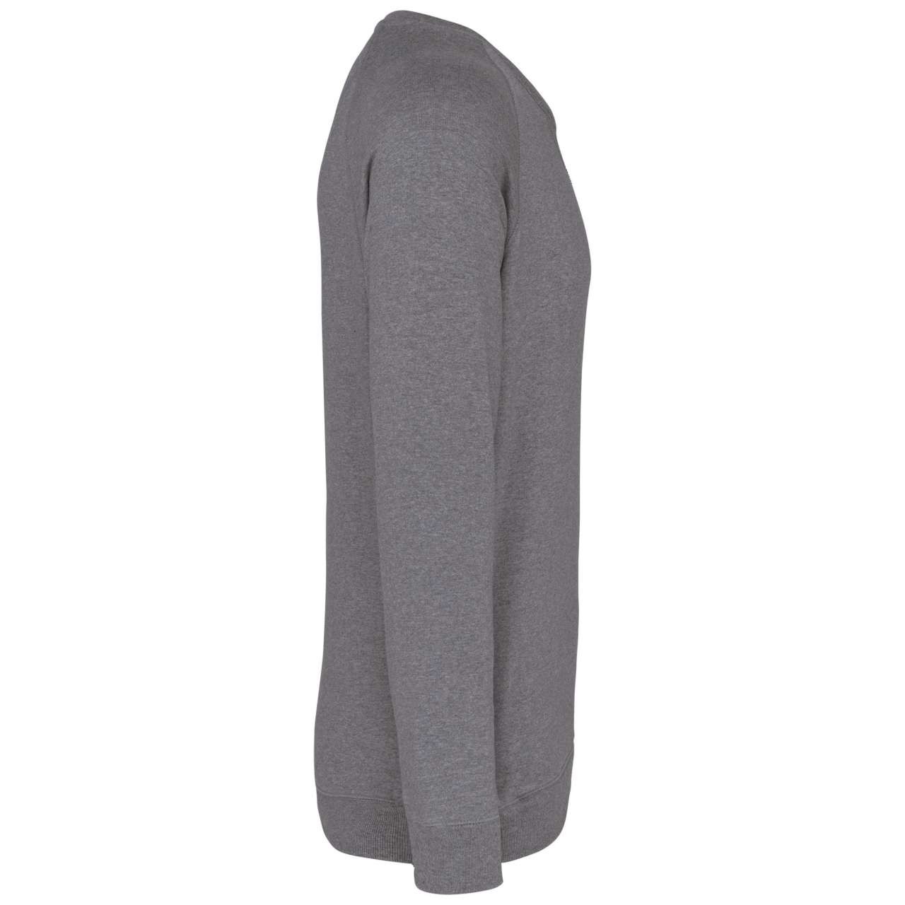 MEN'S ORGANIC COTTON CREW NECK RAGLAN SLEEVE SWEATSHIRT