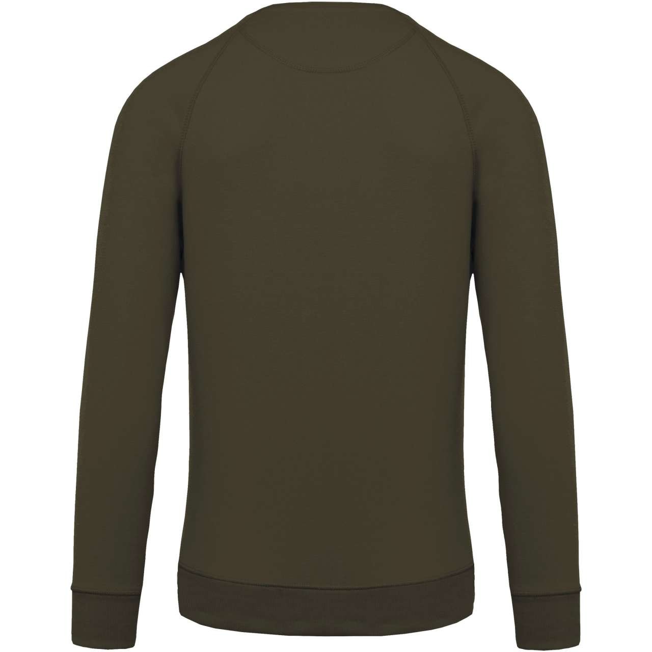 MEN'S ORGANIC COTTON CREW NECK RAGLAN SLEEVE SWEATSHIRT