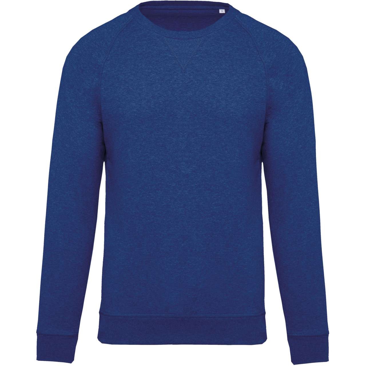MEN'S ORGANIC COTTON CREW NECK RAGLAN SLEEVE SWEATSHIRT