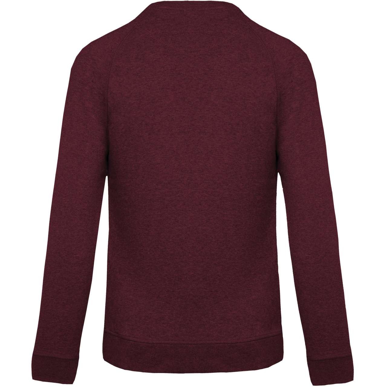 MEN'S ORGANIC COTTON CREW NECK RAGLAN SLEEVE SWEATSHIRT
