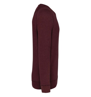 MEN'S ORGANIC COTTON CREW NECK RAGLAN SLEEVE SWEATSHIRT