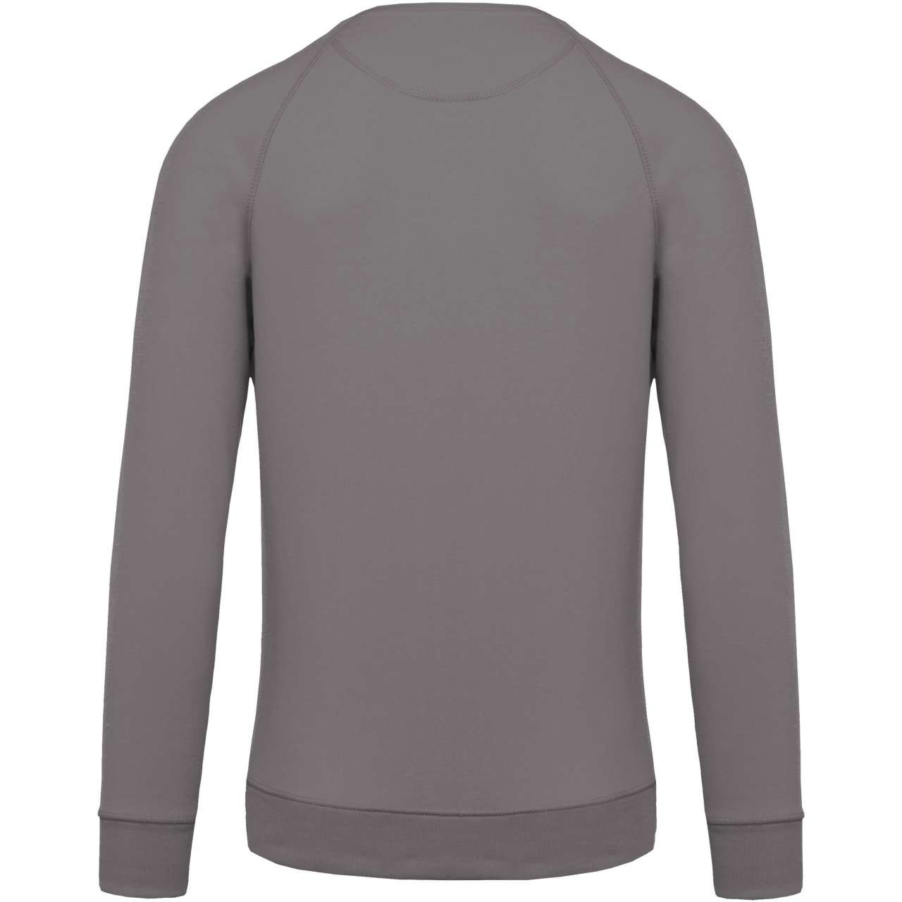 MEN'S ORGANIC COTTON CREW NECK RAGLAN SLEEVE SWEATSHIRT