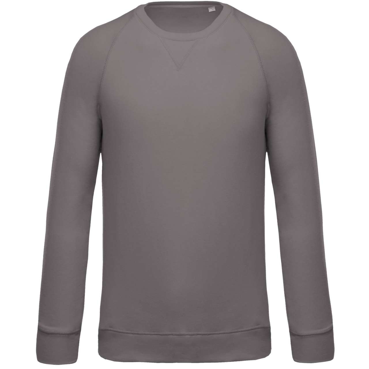 MEN'S ORGANIC COTTON CREW NECK RAGLAN SLEEVE SWEATSHIRT