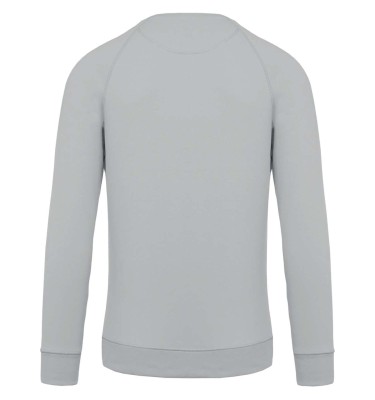 MEN'S ORGANIC COTTON CREW NECK RAGLAN SLEEVE SWEATSHIRT