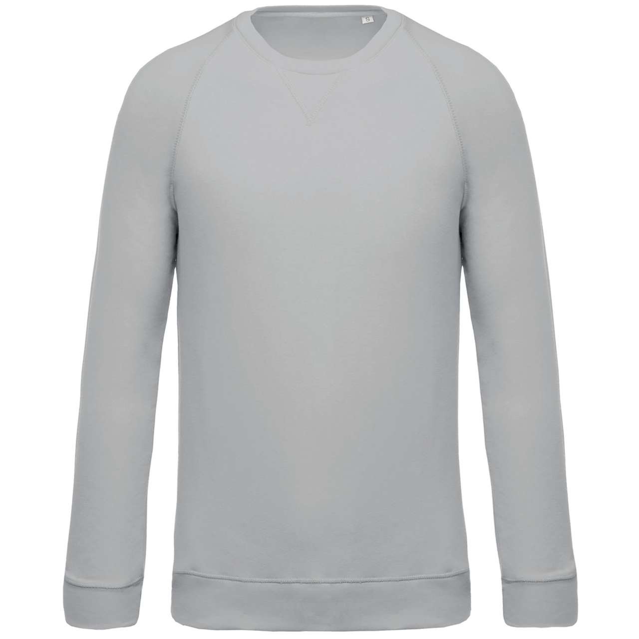 MEN'S ORGANIC COTTON CREW NECK RAGLAN SLEEVE SWEATSHIRT