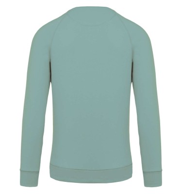 MEN'S ORGANIC COTTON CREW NECK RAGLAN SLEEVE SWEATSHIRT