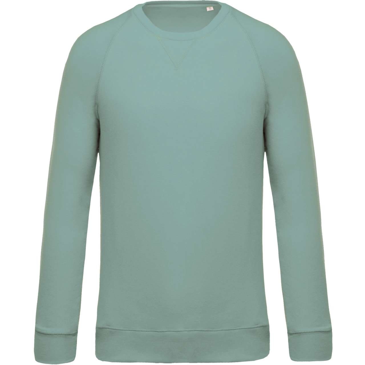 MEN'S ORGANIC COTTON CREW NECK RAGLAN SLEEVE SWEATSHIRT