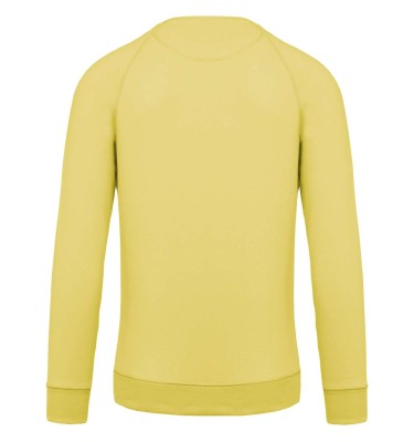 MEN'S ORGANIC COTTON CREW NECK RAGLAN SLEEVE SWEATSHIRT
