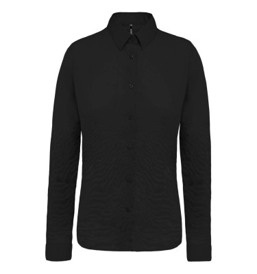 LADIES’ LONG-SLEEVED COTTON POPLIN SHIRT
